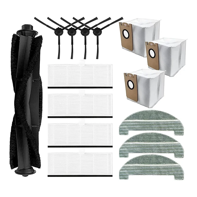

AT29-Mop Dust Bag Accessories For Ihome Autovac Nova Self Emptying IHRV6-BLK Replacement Parts Kit