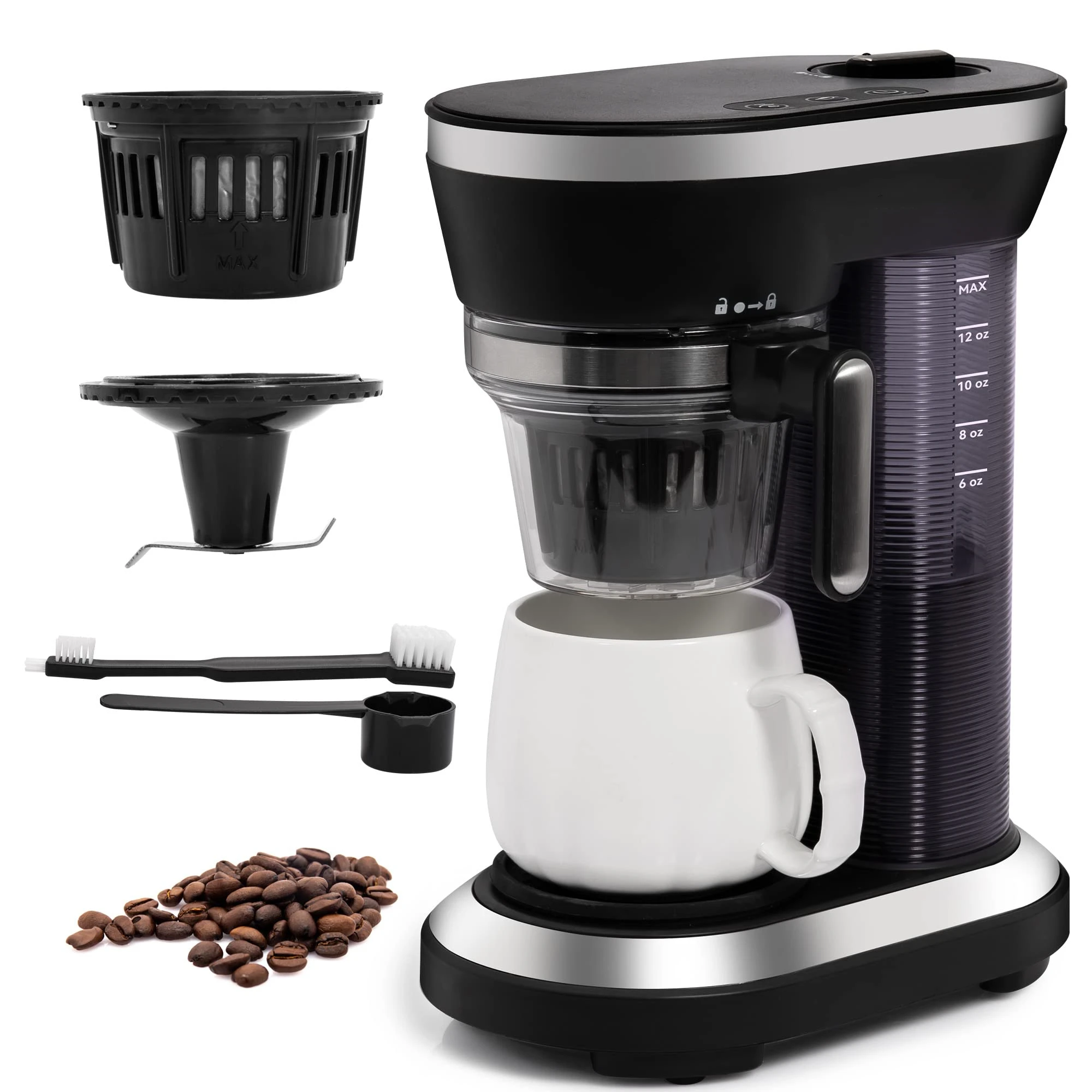 

Stylish Portable Home Electric Compact Auto Espresso Brew Drip Coffee Maker Machine
