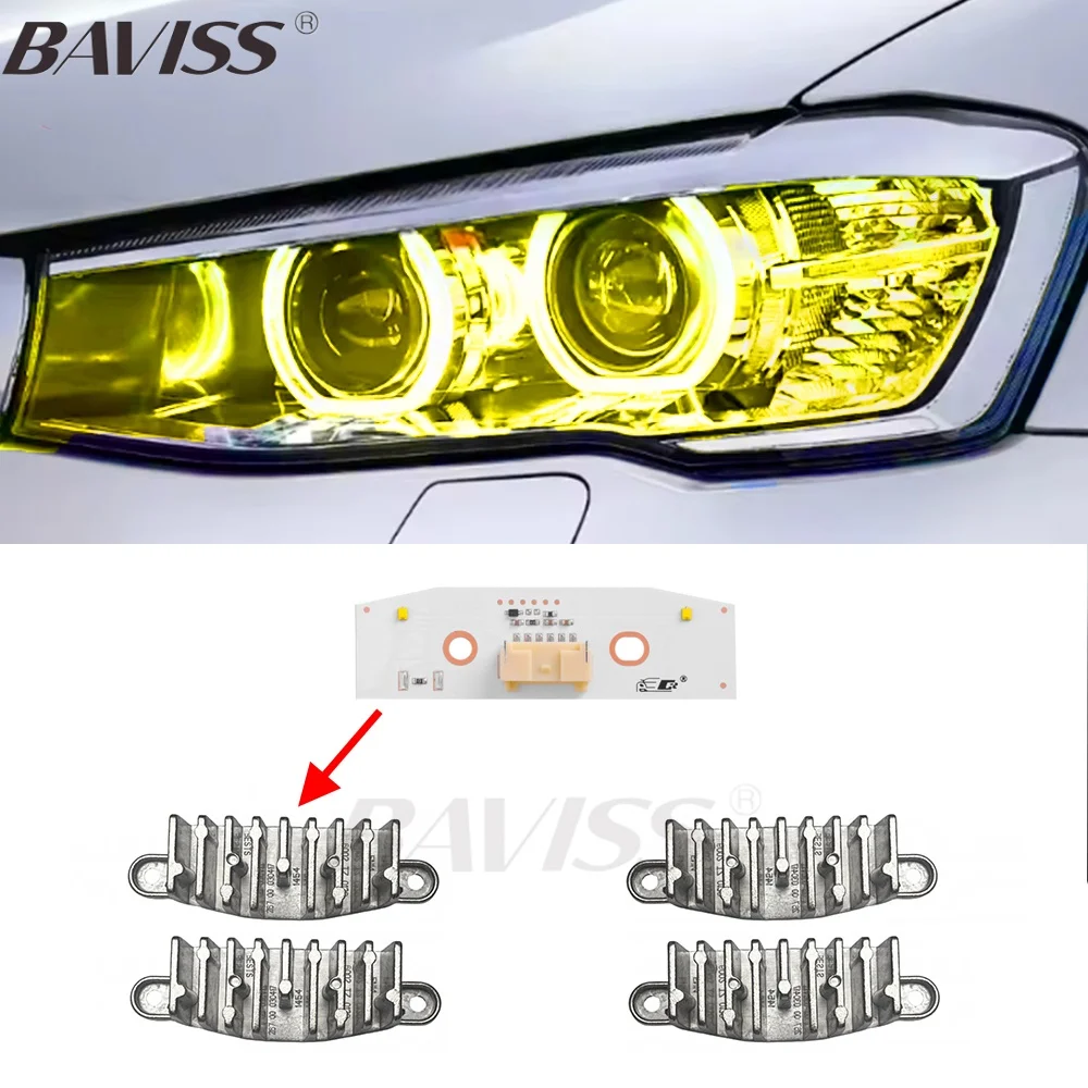 

BAVISS For BMW F25 X3 F26 X4 CSL Yellow DRL LED Red Amber daytimerunning ligh 1308310415 LED Headlights DRL module 2014-2018