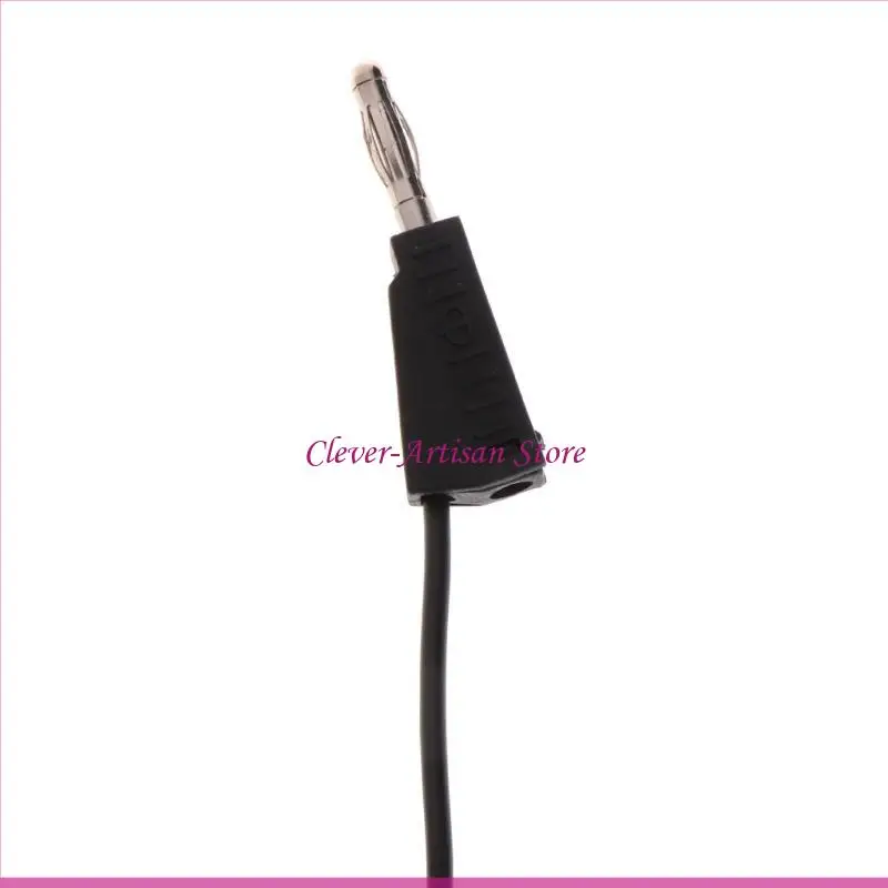 E06B متين BNC ذكر إلى Dual Dual Banana Slop Test Coaxial Cable 100cm للاختبارات الكهربائية المختبر الكهربائي