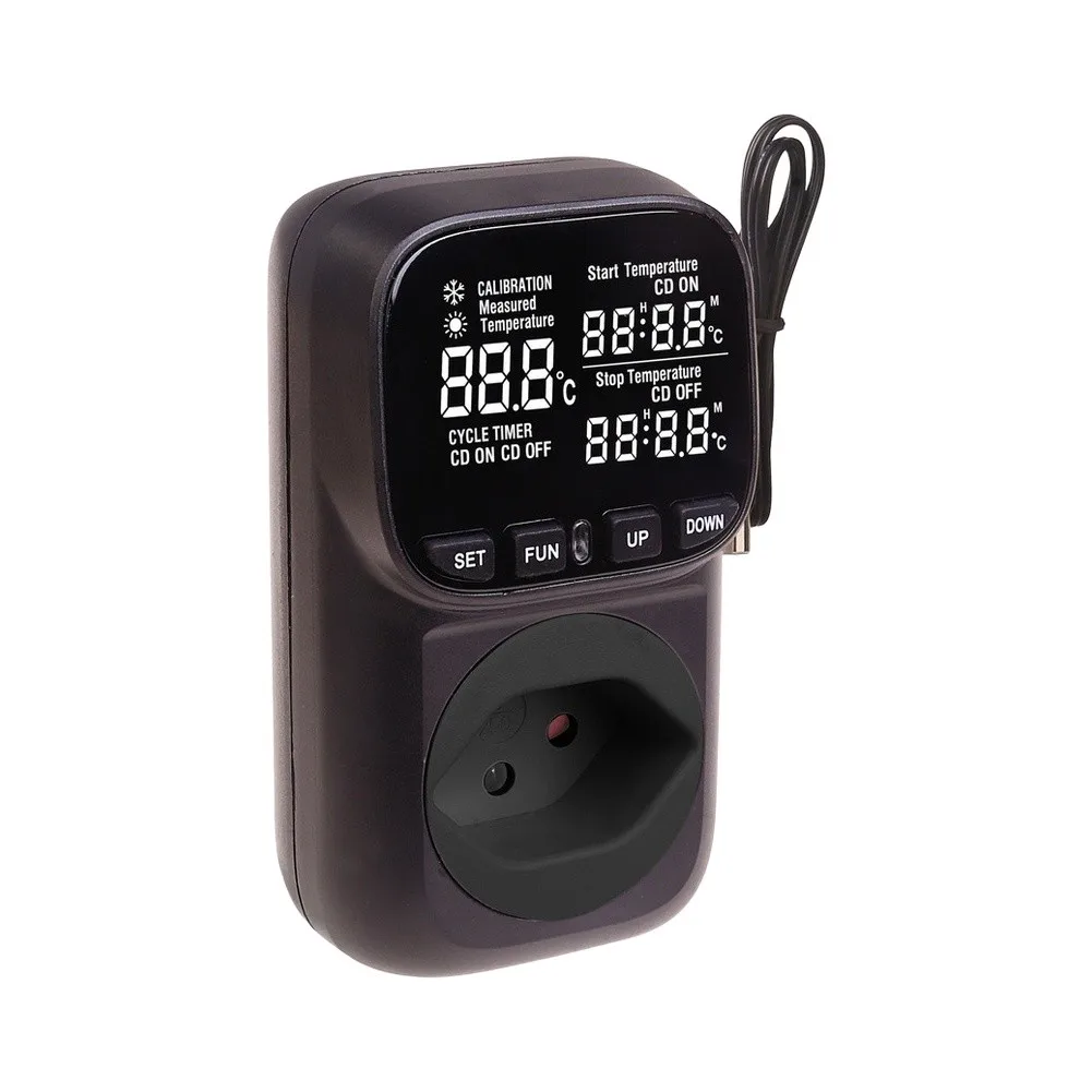 Greenhouse Climate Control 10A Digital Temperature Controller For Extreme Condition Monitoring As Picture Thermostat