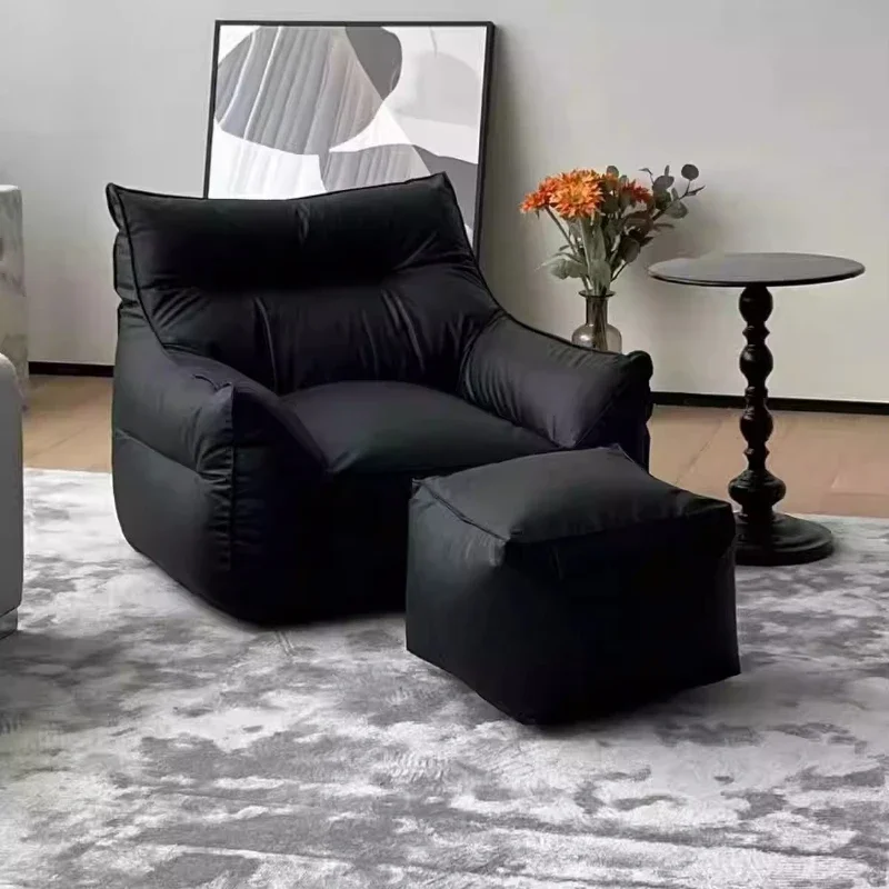 

Living Room Sofas Lying Tatami Mat Small Apartment The Single Bedroom Leather Sofa Couch EPS Eco-friendly Filling Furniture