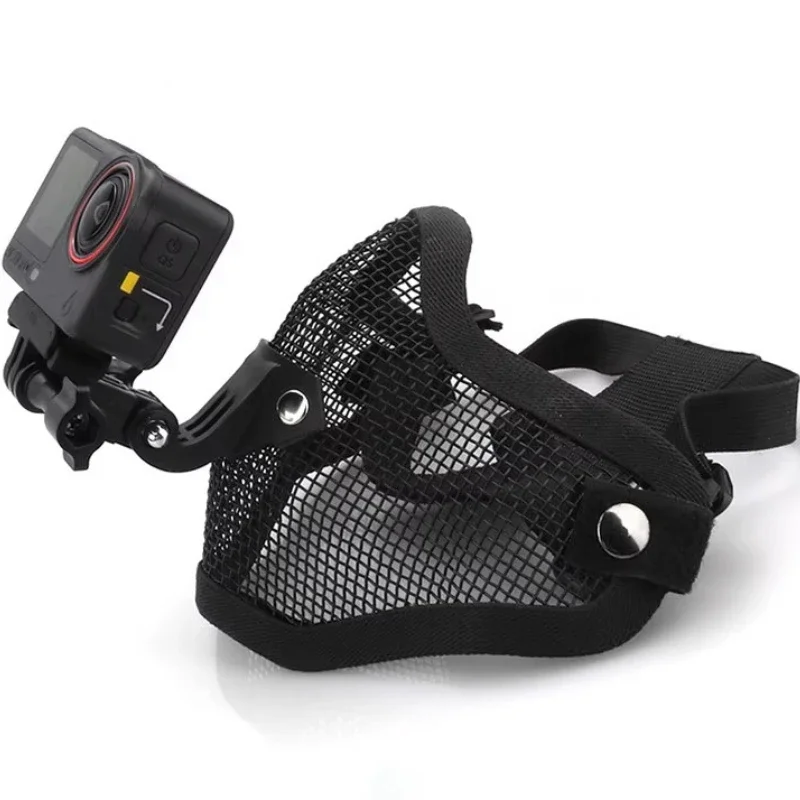Action camera mask holder, riding first vision mask holder, shooting holder