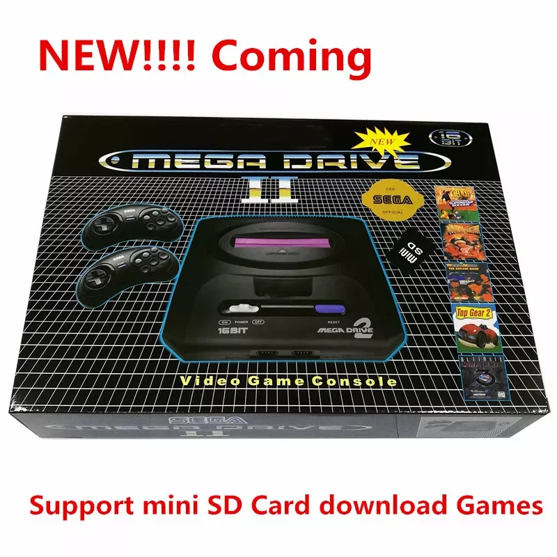 OWLLON Sega MD2 Classic Game Console 16 Bit
