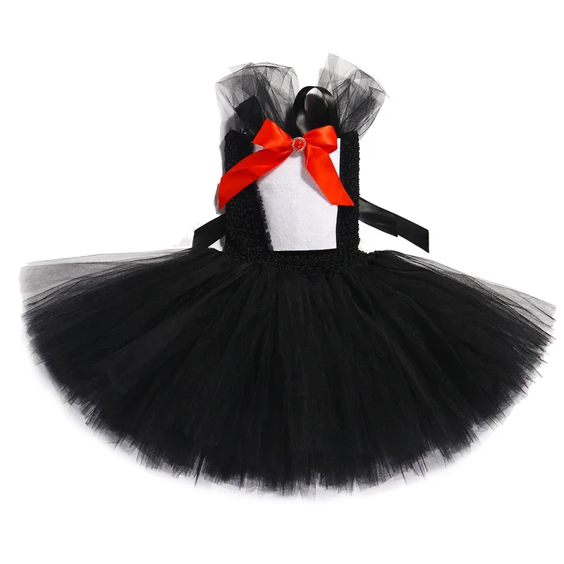 Funny Cat in Hat Costumes for Girls Christmas Halloween Outfits for Kids Birthday Princess Dresses Clothes with Hairbow Tie @0Z*