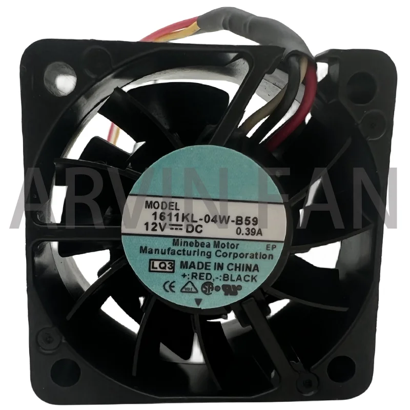 

1611KL-04W-B59 4cm 40mm Fan 4028 12V 0.39A Double Ball Bearing Air Volume Server Cooling Fan