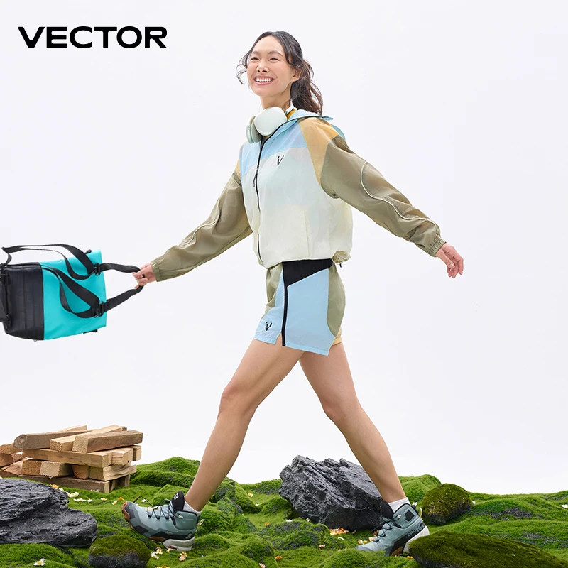 

Красочная солнцезащитная одежда VECTOR для взрослых и женщин для весенних и летних пляжных пеших прогулок, городских прогулок, быстросохнущих, удобных