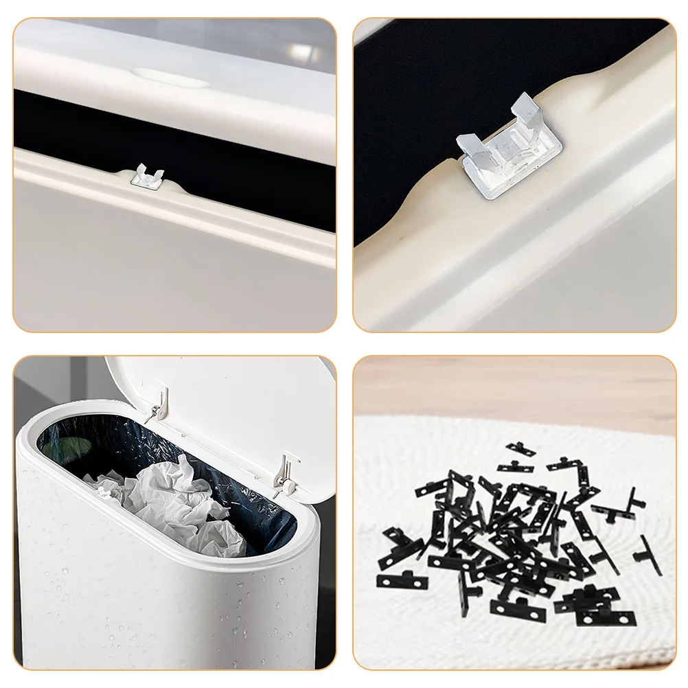 

30Set Trash Can Lock Buckles Self-Locking Press Type Garbage Can Latch Easy Installation Trash Bin Lock Trashcan Buckle