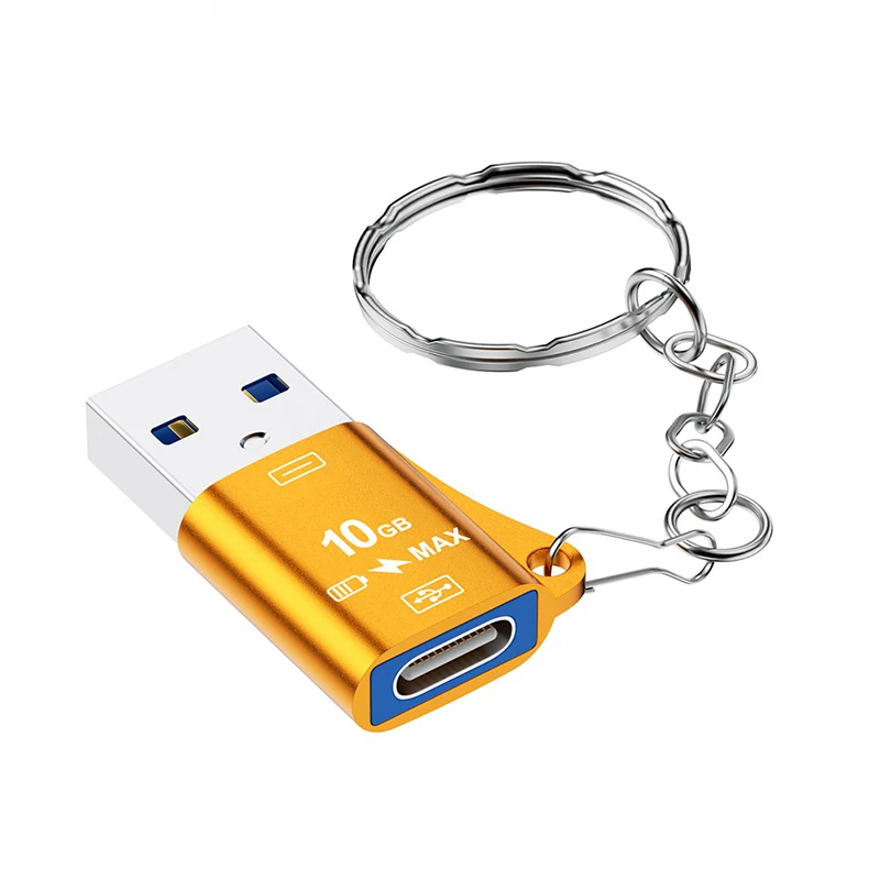 Adaptador USB 3,1 a tipo C, cargador OTG de 10Gbps, es ampliamente Compatible con teléfonos móviles y computadoras para viajes de negocios