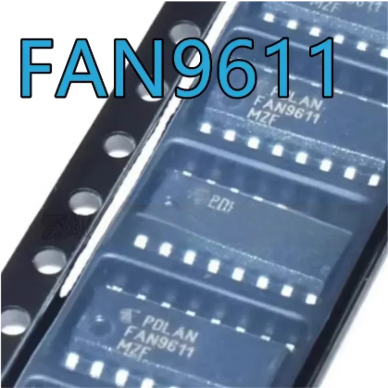 5PCS New imported FAN9611MX screen printing FAN9611 SOP-16 AC-DC controller and regulator