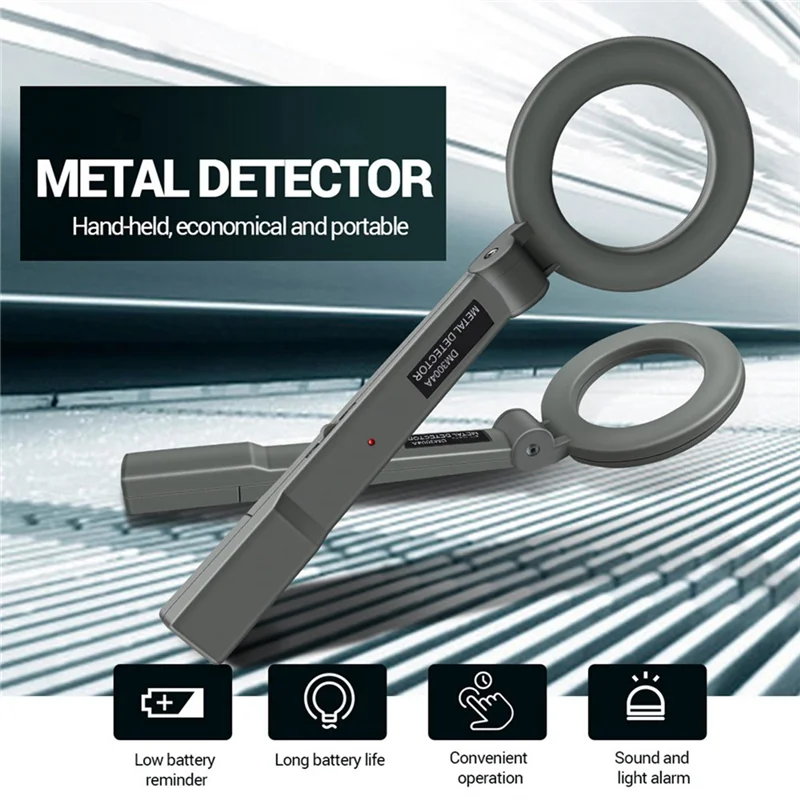

AS95-High Sensitivity Metal Scanner Handheld Alarm Scanner DM3004A Security Checker Pinpointer Search Coil