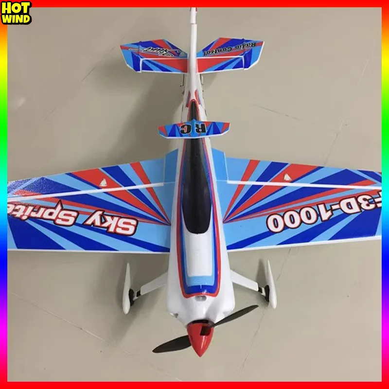 Aircraft Model Fixed Wing Remote-controlled Aircraft Wing Span 1m 15e 3d Stunt Aircraft Epo Material Rc Plane Toy Gift