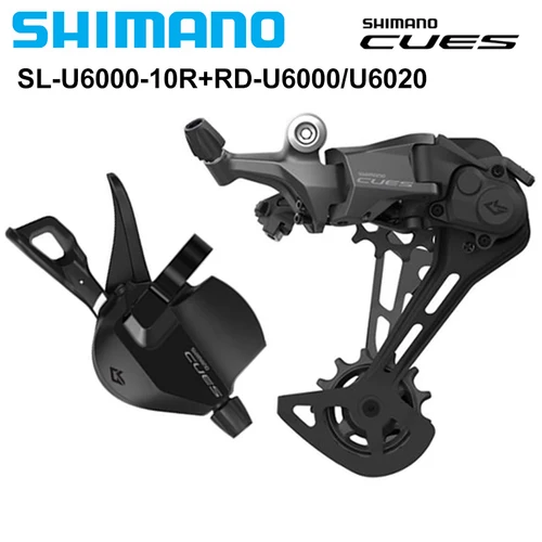 Imagen 1 del producto SHIMANO CUES U6000 1X10 velocidades RD-U6000 RD-U6020-10 desviador trasero SL-U6000-10R palanca de cambios 10V 10S piezas originales de bicicleta
