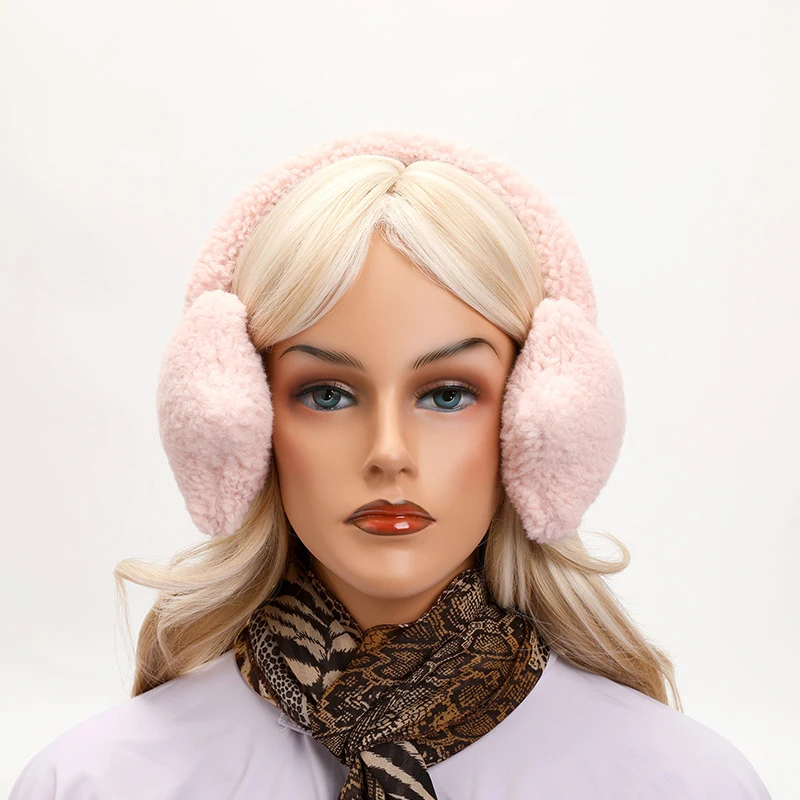 1 buah earmuff jenis Earphone dingin luar ruangan penghangat mewah lembut bintang lucu musim dingin penutup telinga pelindung telinga dingin sepeda hadiah wanita