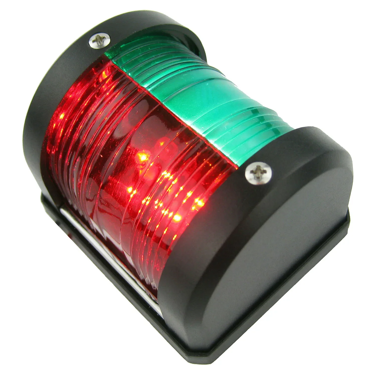 12V LED Marine Bi-Color Navigation Light Waterproof Boat Side Red Green Bow Light Sailing Signal Light