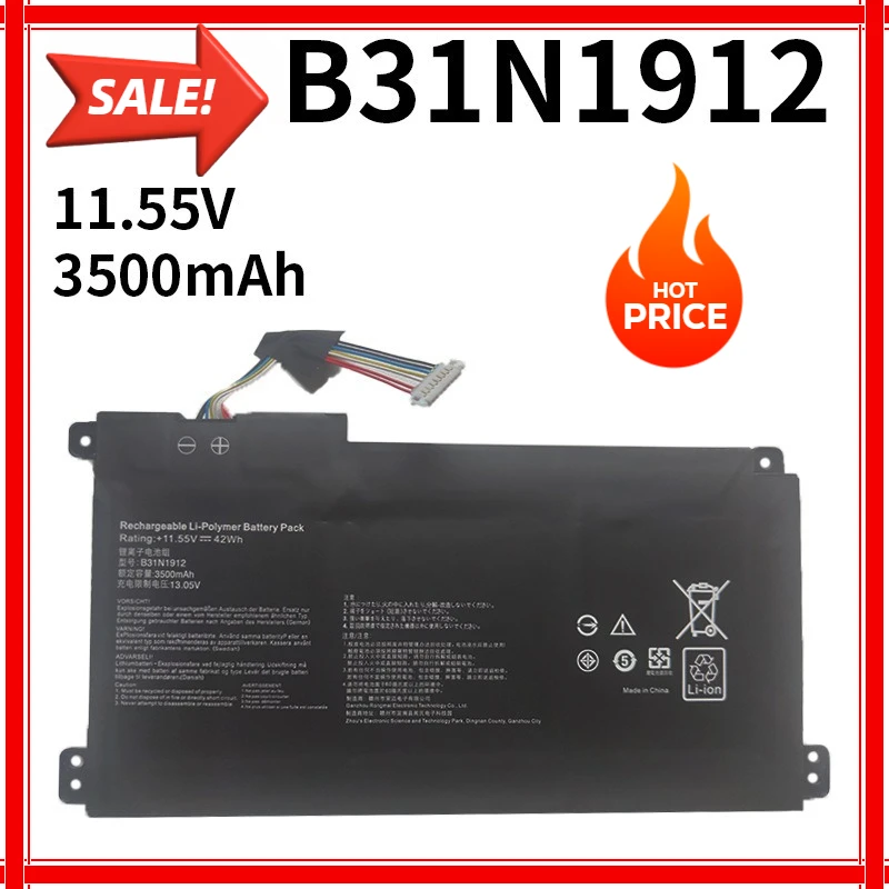 

3500mah Translation Battery Compatible with ASUS B31N1912, E410M, E410MA, E510M, E510MA, L410M Laptops