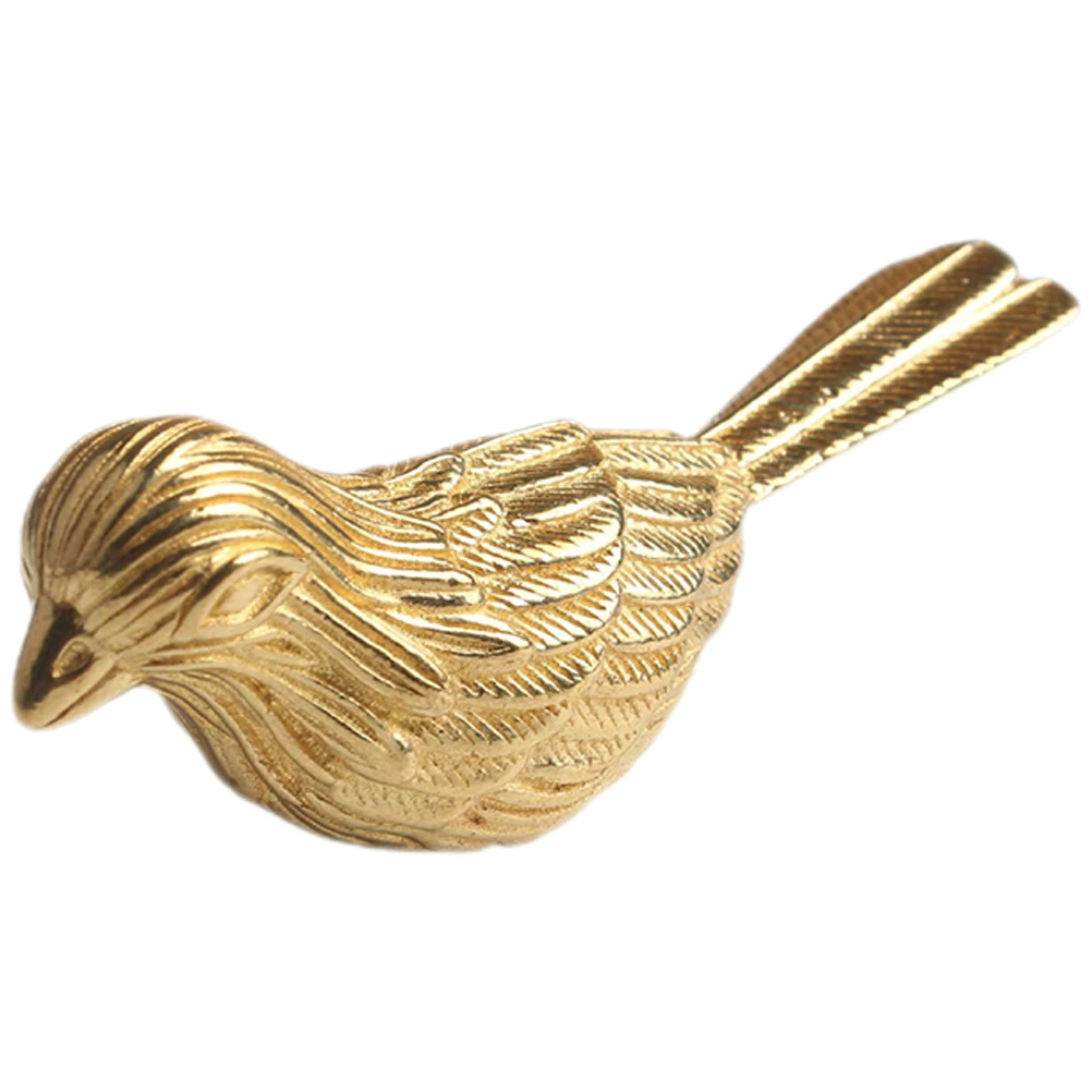

Brass Magpie Ornament Small Statue Decor Bird Figurine Sculpture Statues Decorations Home Vintage