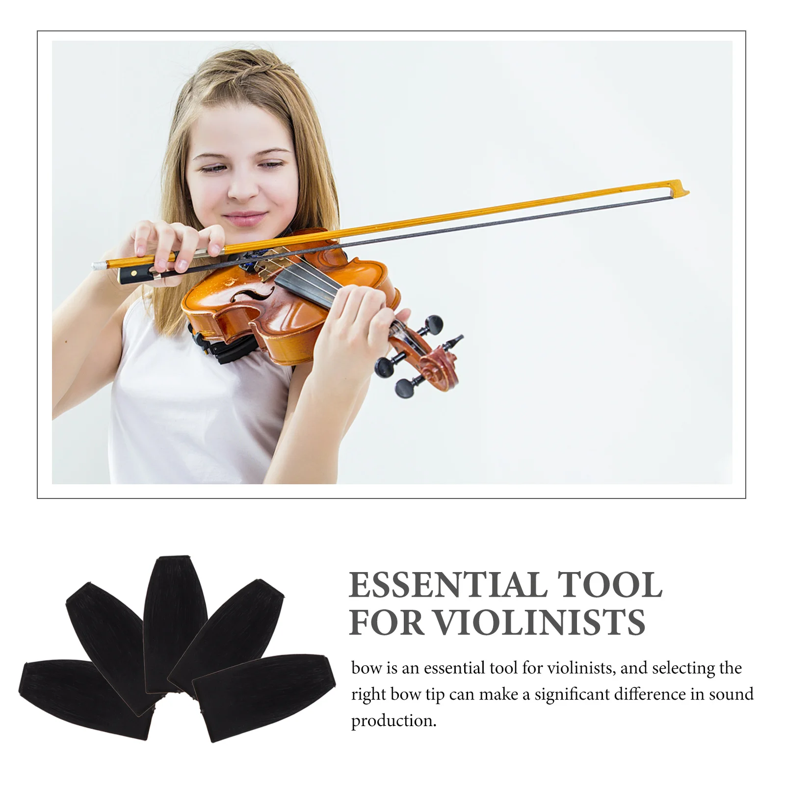 

6 Pcs Bow Accessories Parts Gifts Violin for End of Violinist Replacement