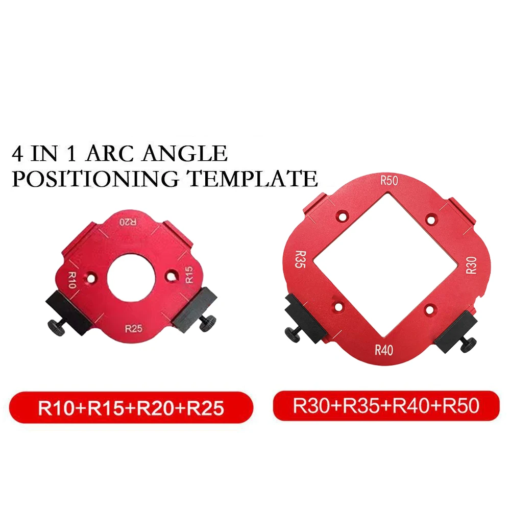 Guide de routage de rayon d'angle, routeur d'angle arrondi, facile à utiliser, matériau en alliage léger de qualité supérieure, facile à transporter