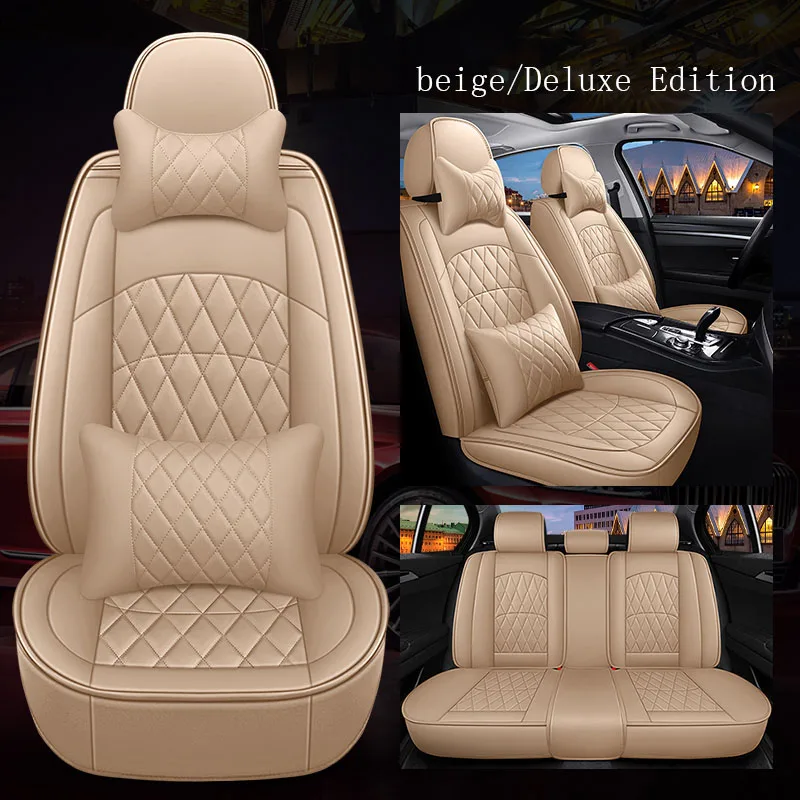 Universal Car Seat Covers for NISSAN Qashqai Juke Leaf Armada Altima Cube Dualis Tiida Bluebird Rogue Sport Car Accessories