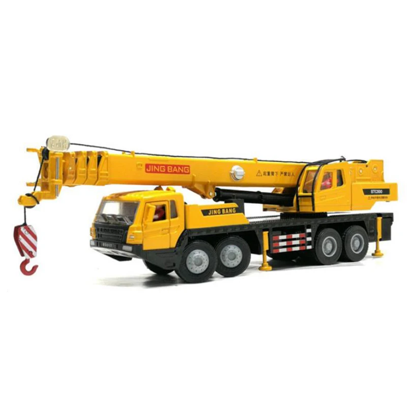 High Simulation 1:50 Alloy Engineering Crane,Crane Children\'s Toys,Collection Gifts,Scene Ornament