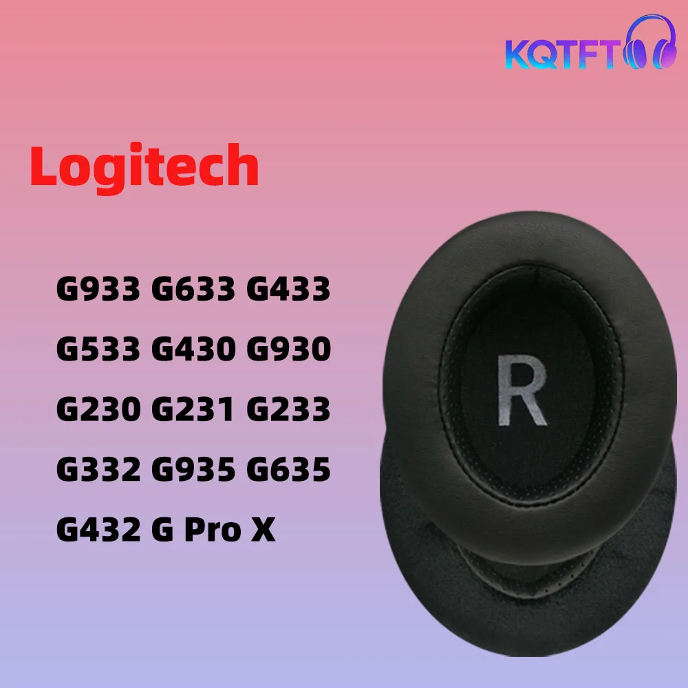 Almohadillas de Repuesto para Auriculares Logitech G933 G633 G433 G533 G430 G930 G230 G231 G233 G332 G935 G635 G432 G Pro X