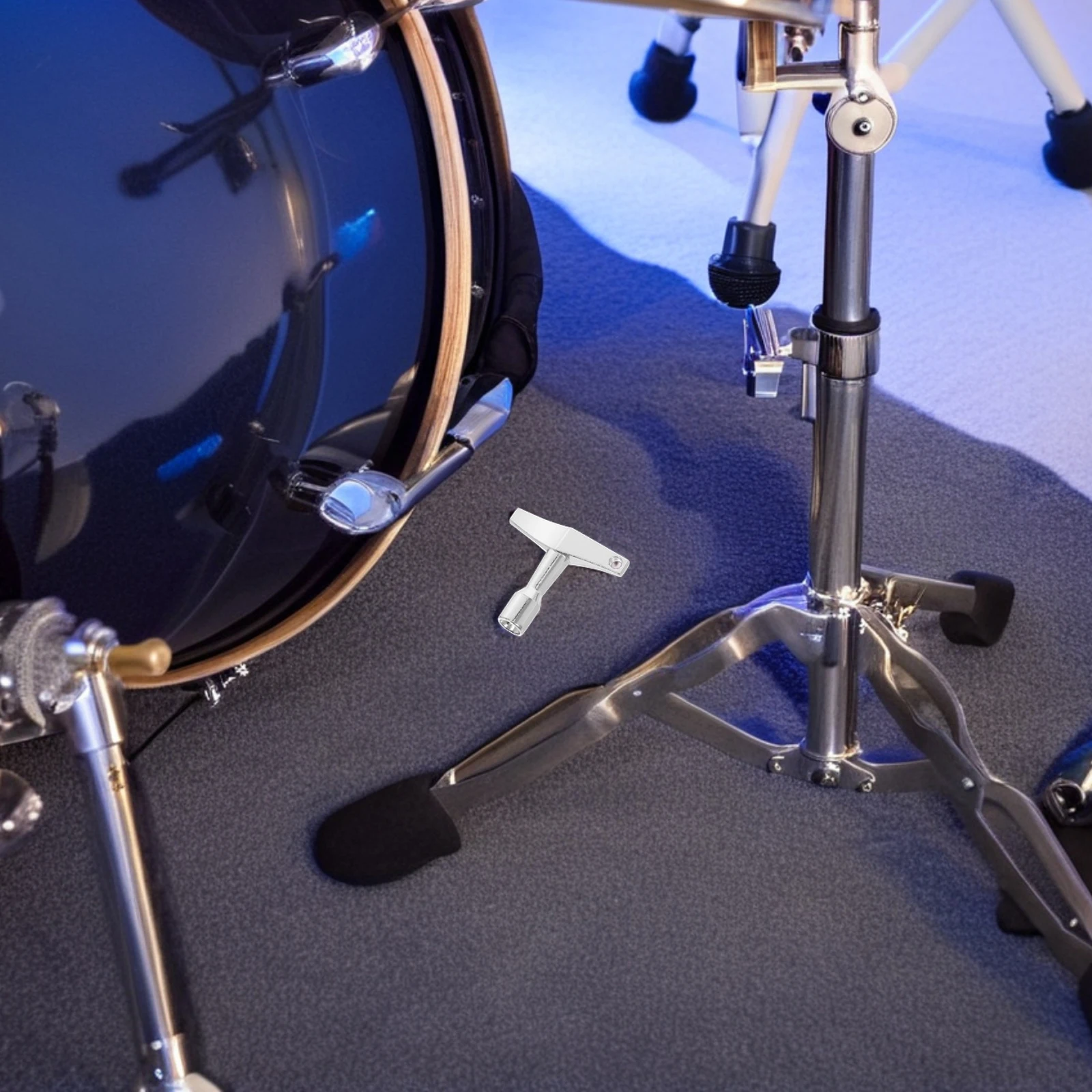 

Four-corner Drum Key Keys for Tuning Drums Kit Accessories Compact Metal Percussion Instrument