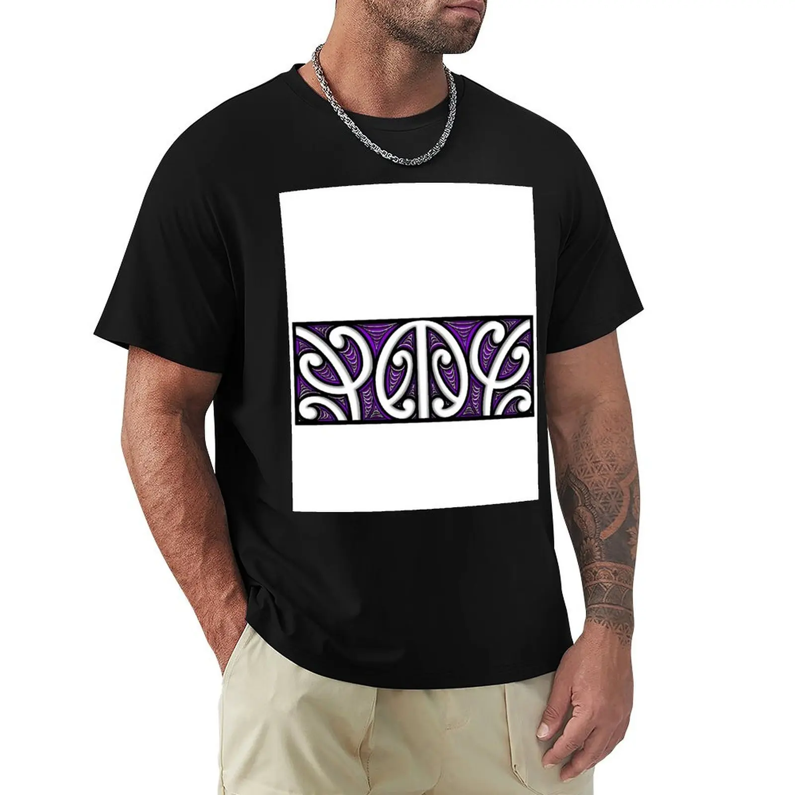 

TNT - kowhaiwhai purple T-Shirt customs vintage clothes graphics mens big and tall t shirts