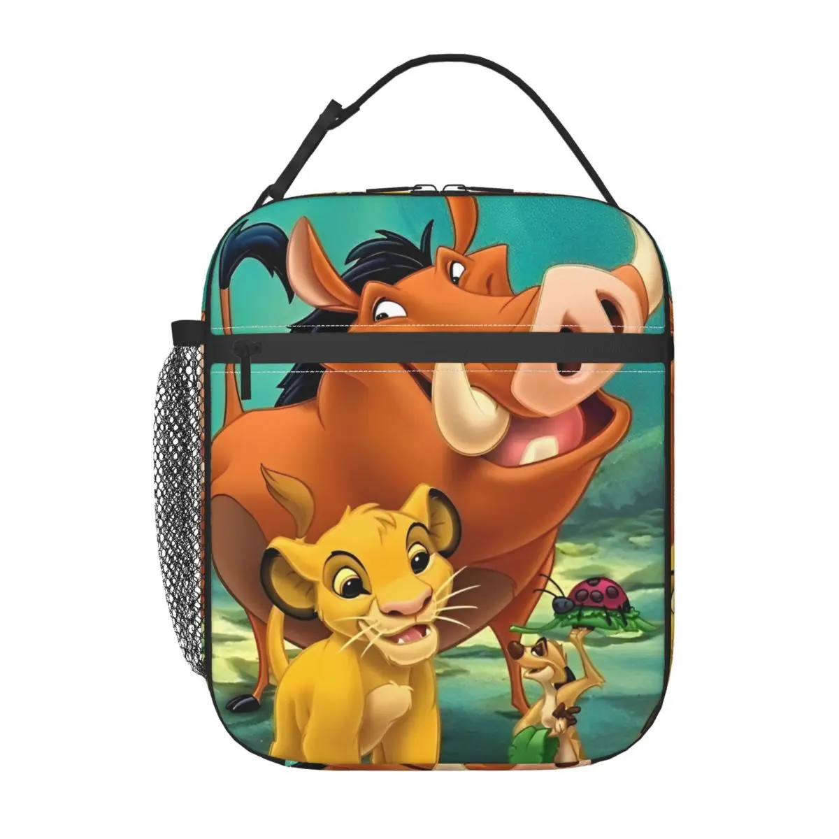 The Lion King Lunch Bag For Child Graphic Design Lunch Box Leisure Travel Cooler Bag Portable Oxford Thermal Tote Handbags