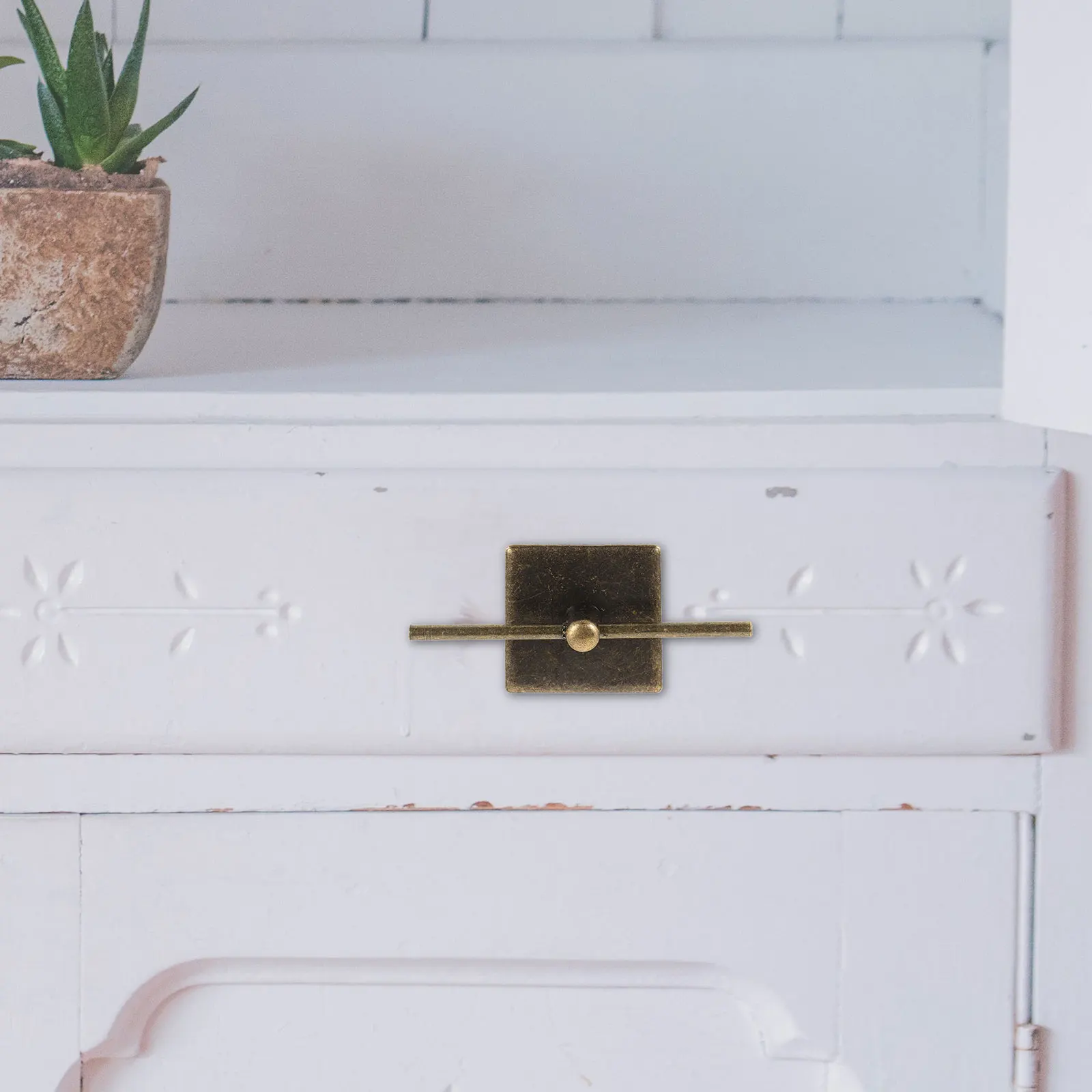 

2pcs Cabinet Knobs Replacement Durable Square Handles Stylish Kitchen Cabinet Hardware Drawer Pulls Elegant European Design