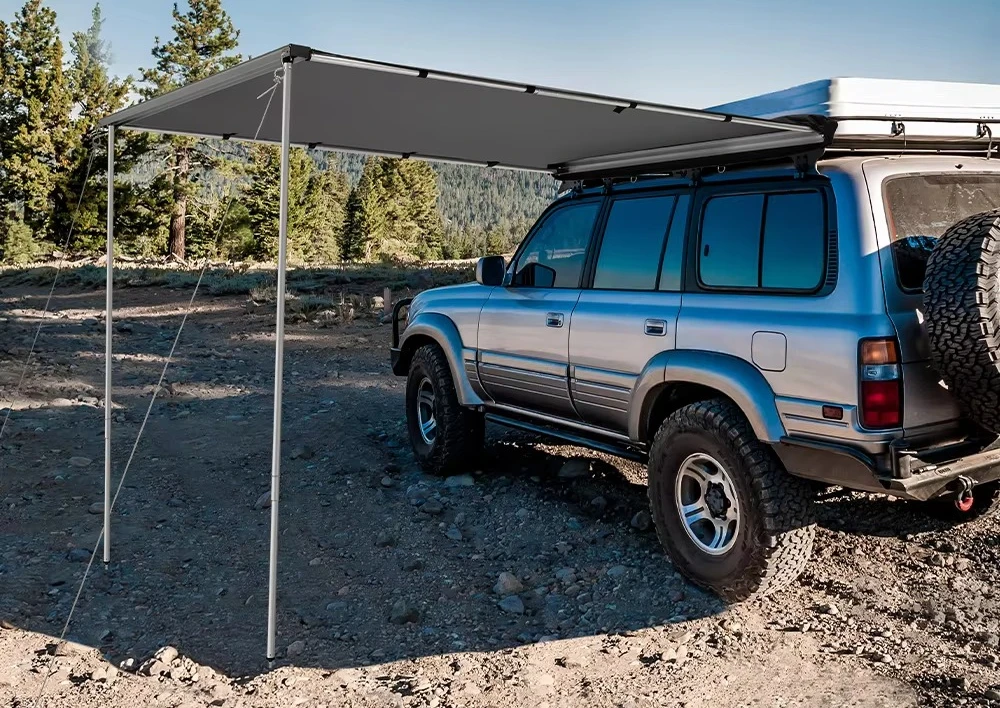 Double Layer 4x4 Offroad Overland Tent Hot Sale Outdoor Camping Gear Equipment Car Side Shelter Awning Family