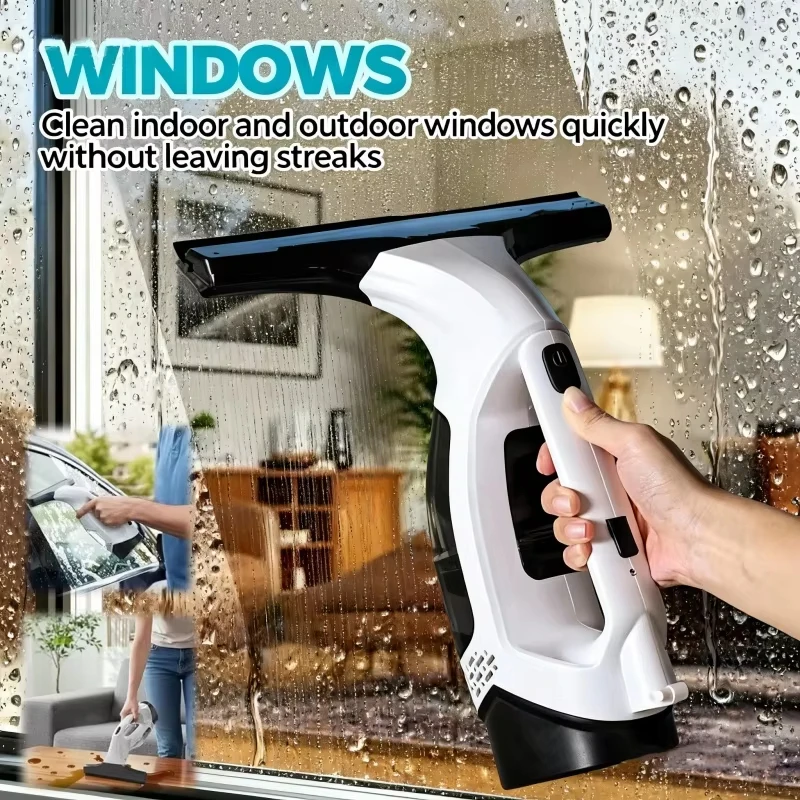 Multifunctional Electric Cordless Window Cleaner Machine Whi