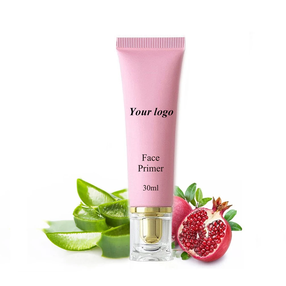 Prebase Facial de 30 ml con Logotipo Personalizado, Prebase Facial Ligera que Ilumina, Absorción Rápida, Textura Refrescante, Marca Privada, Maquillaje con Acabado Luminoso