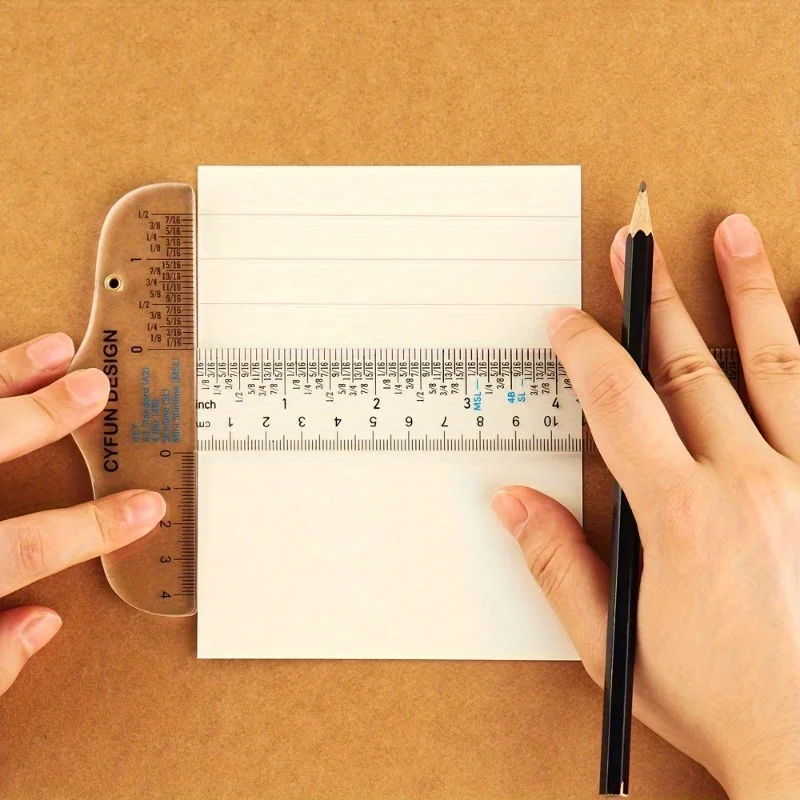 Precision 6 & 12 Acrylic T-Square Ruler – Perfect Alignment Tool for Crafting, Cardmaking, and Scrapbooking