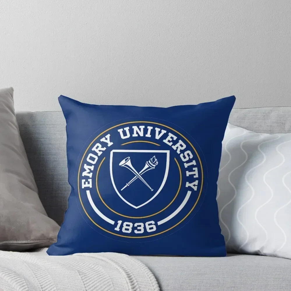 Emory University Circle Throw Pillow Pillowcases For Pillows christmas pillow case Decorative Pillow Covers For Sofa