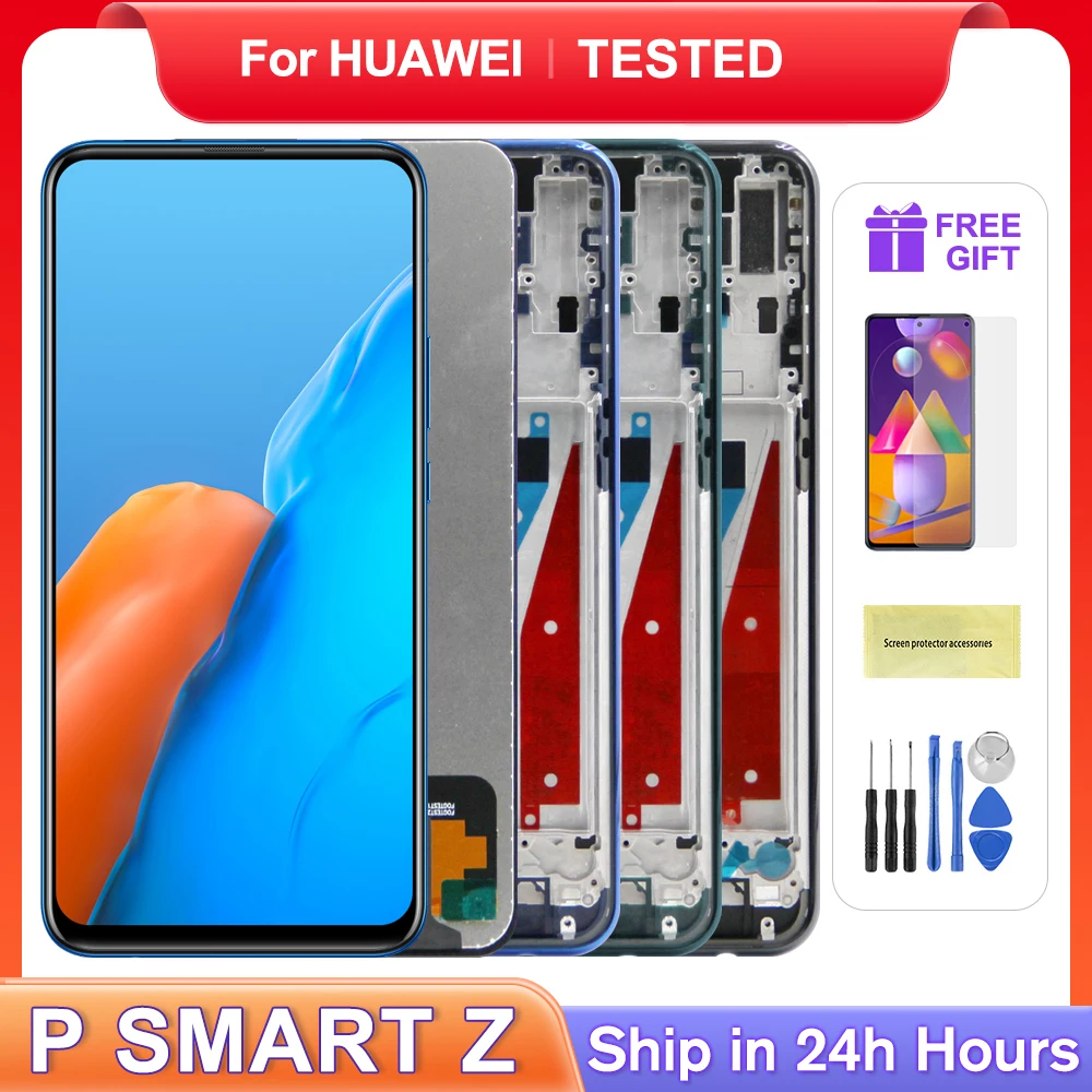 

Для HUAWEI 6,59 ''P Smart Z для Y9 Prime 2019 STK-LX1 ЖК-дисплей сенсорный экран дигитайзер в сборе Замена