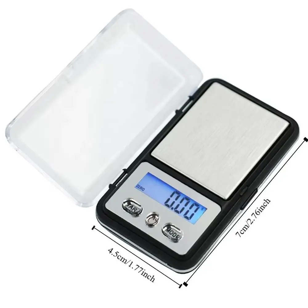Gram Weight Balance Mini Electronic Scale 200g/0.01g Portable Digital Scale Accurate Dustproof Pocket Scale Jewelry Scale