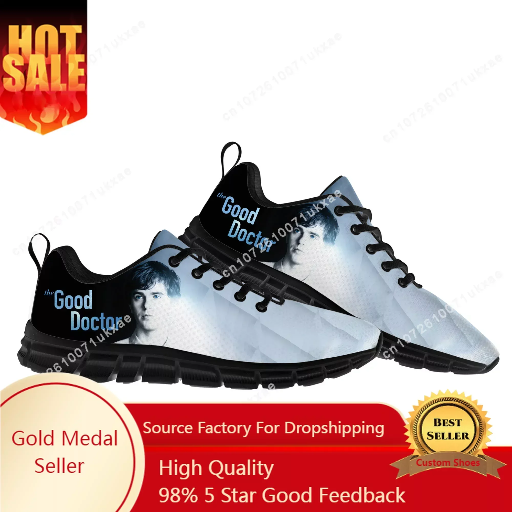 

The Good Doctor Sports Shoes Mens Womens Sneakers Freddie Highmore Casual Sneaker Couple Custom Shoes