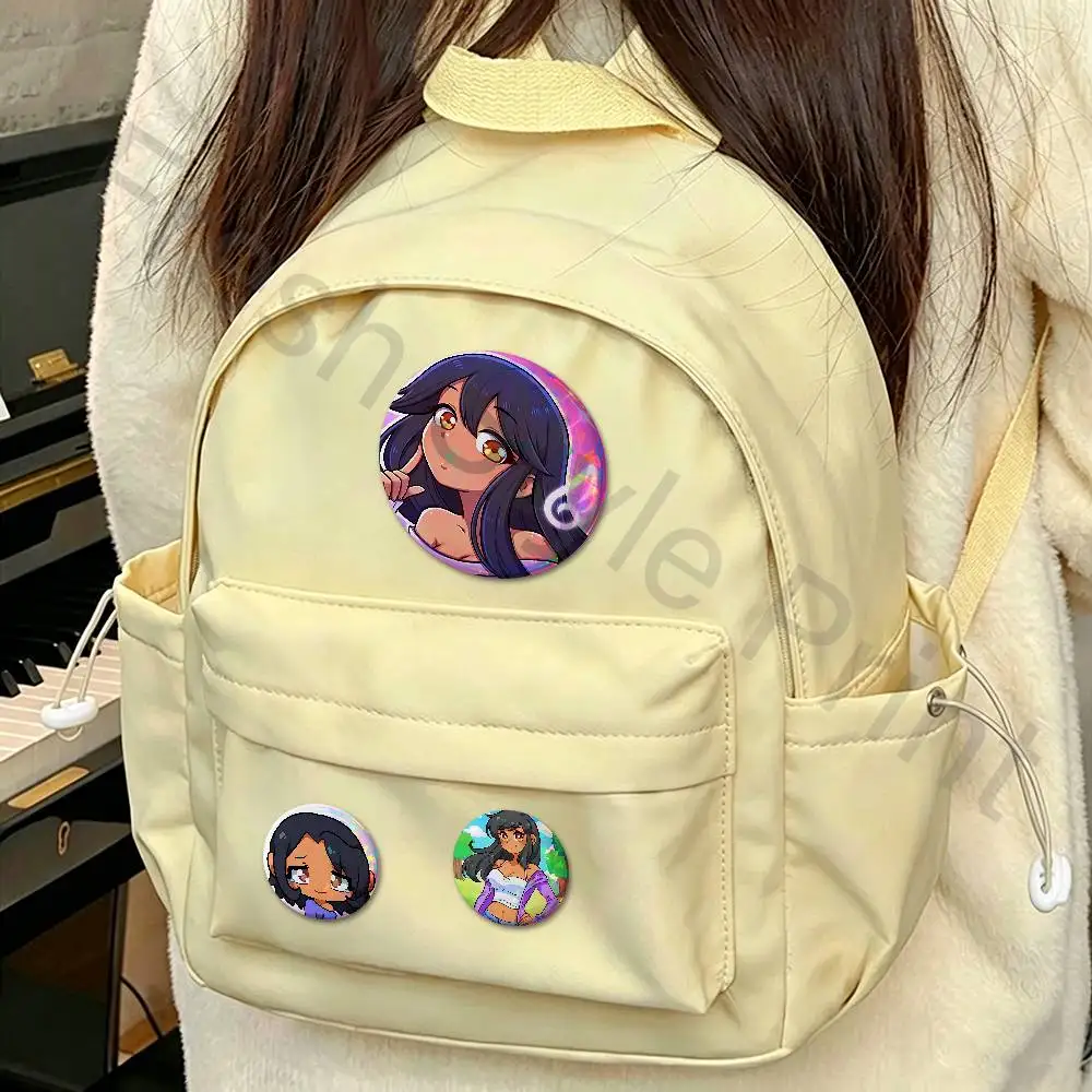 Cute Girl A-Aphmau 32mm 58mm 75mm 44mm 25mm Anime Badges Brooches DIY Pins Decorations Birthday Gifts