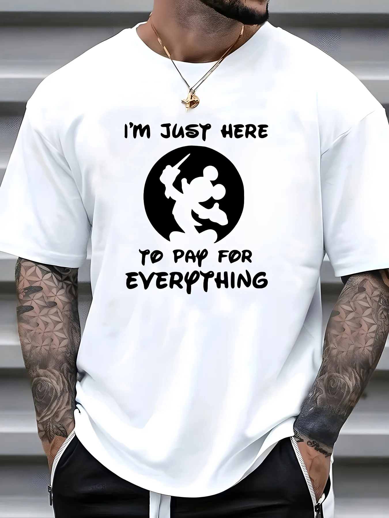 

1pc Mickey Mouse T Shirt Mickey Mouse 1pc Graphic T Shirt Lightweight Breathable Perfect for Sports Parties