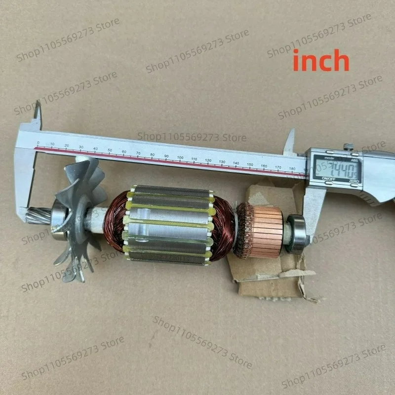 N478621 Armature Rotor 220V 9 Teeth Motor Rotor Replacement Accessories for DeWalt DW714
