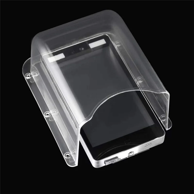 AED7-Cubierta transparente impermeable para timbres y lector de tarjetas, protector de plástico impermeable para exteriores
