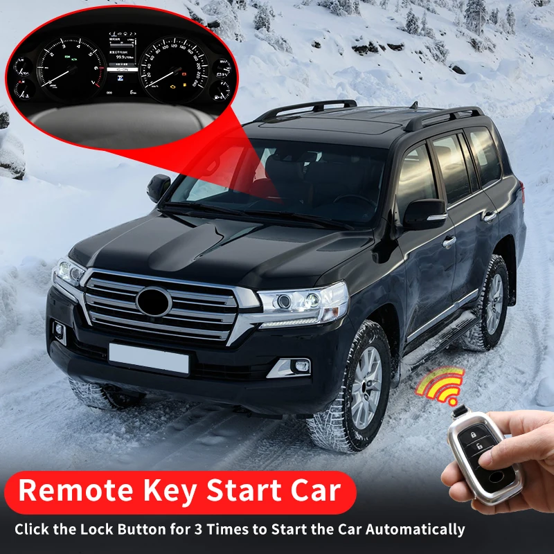 For Toyota Land Cruiser 200 LC200 FJ200 J200 2016-2021 Upgraded Remote Start System Push Button Control Module Accessories