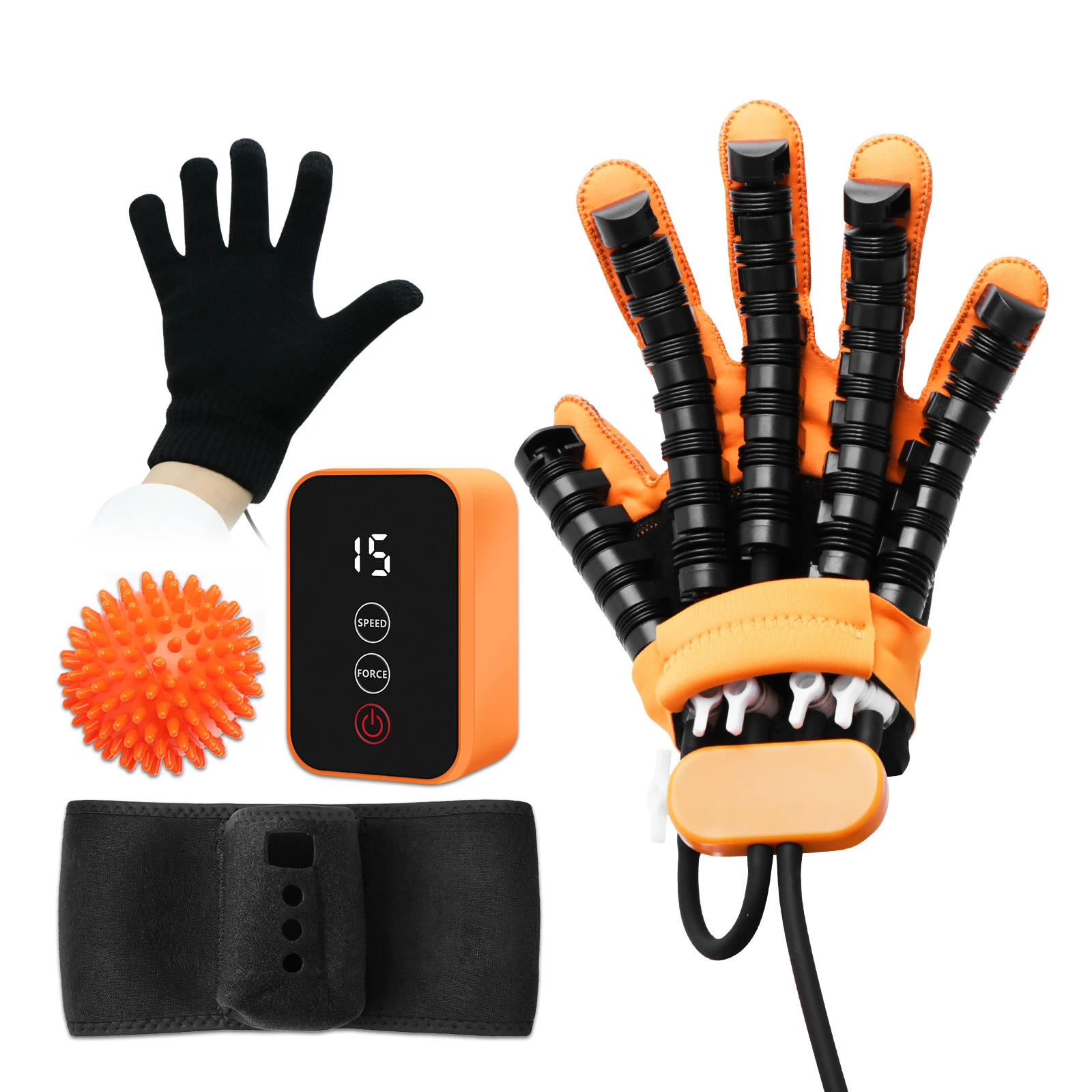 

USB Rehabilitation Robot Glove Hand Exerciser Finger Training Gloves Stroke Hemiplegia Devices Hand Rehabilitation Trainer Rehab