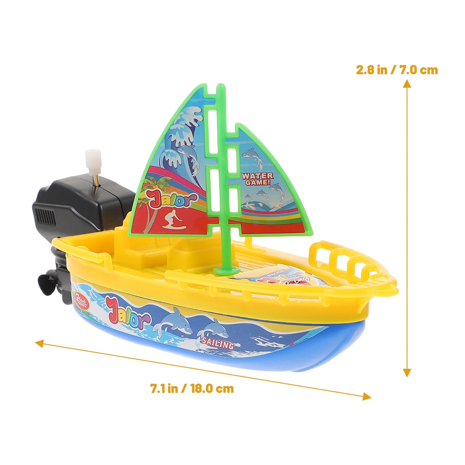 3 pçs brinquedos de veleiro acabar banho criaturas flutuantes jogar piscina cor aleatória natação banheira exercício piscina