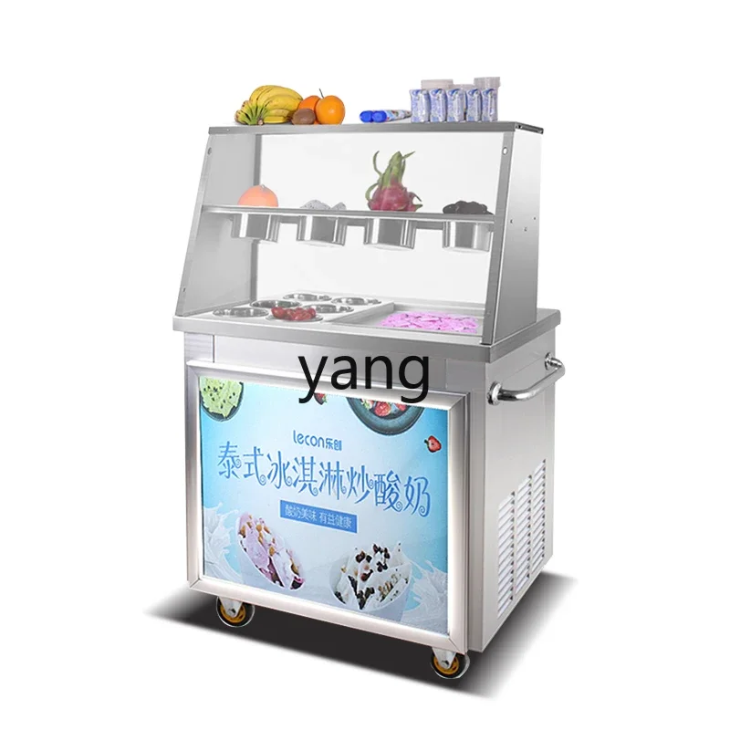 

CX Commercial Fried Yogurt Machine Single and Double Pot Fried Ice Cream Thick Cut Fried Ice Cream Machine