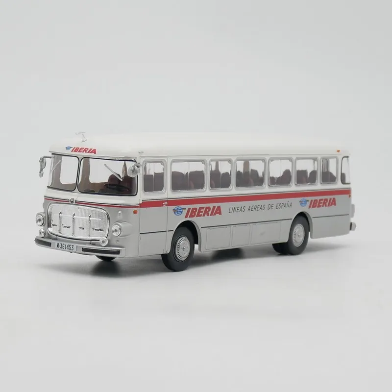 IXO 1:43 Scale Pegaso Comet 5601 Bus Simulation Alloy Car Model Diecast Toy Vehicle Collectible Souvenir