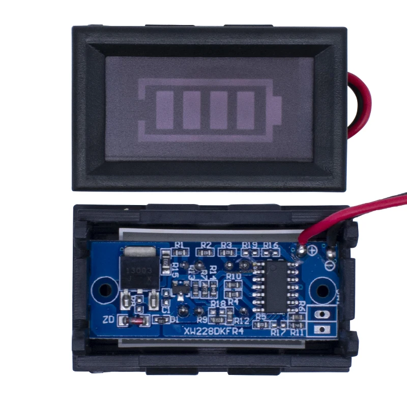 1S 2S 3S 4.2V 8.4V 12.6V 18650 Lithium Battery indicator board 4-60V Lead-acid 12V Automotive Battery Type Display Percentage