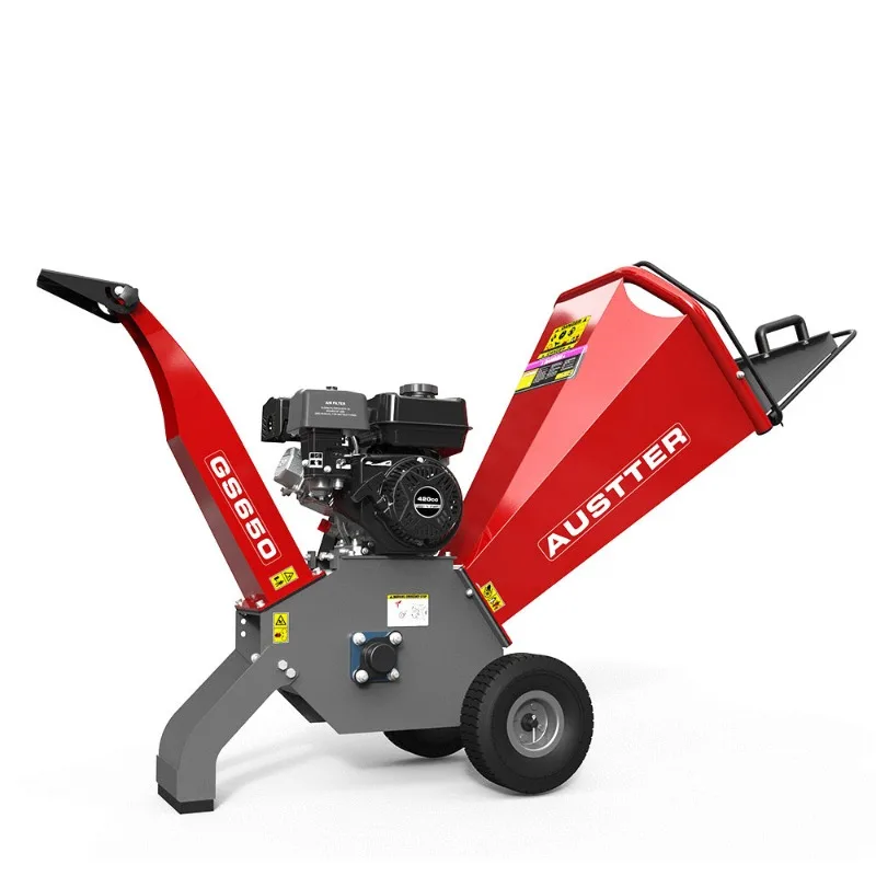 Top Sale Powerful 6.5Hp Gasoline Engine Home Yard Garden Farm Use Portable Shredder Chipping Machine Wood Chipper