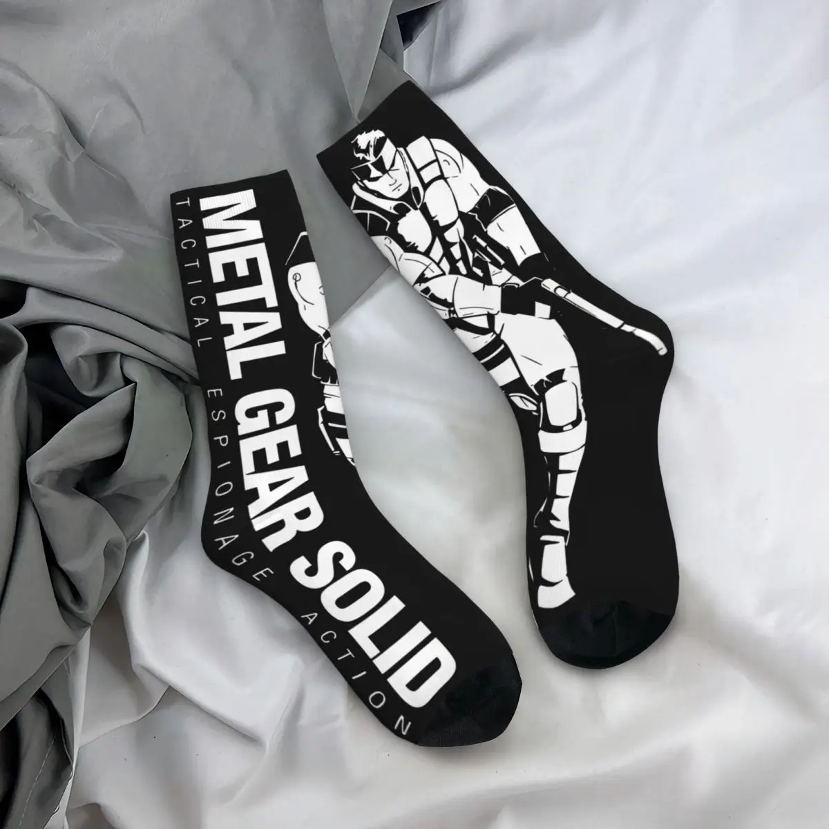 Fashion Men Women Socks Metal Gear Solid Game Msg Fans Lover Accessories Soft Sport Socks All Season